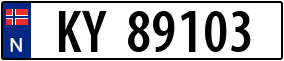 Truck License Plate